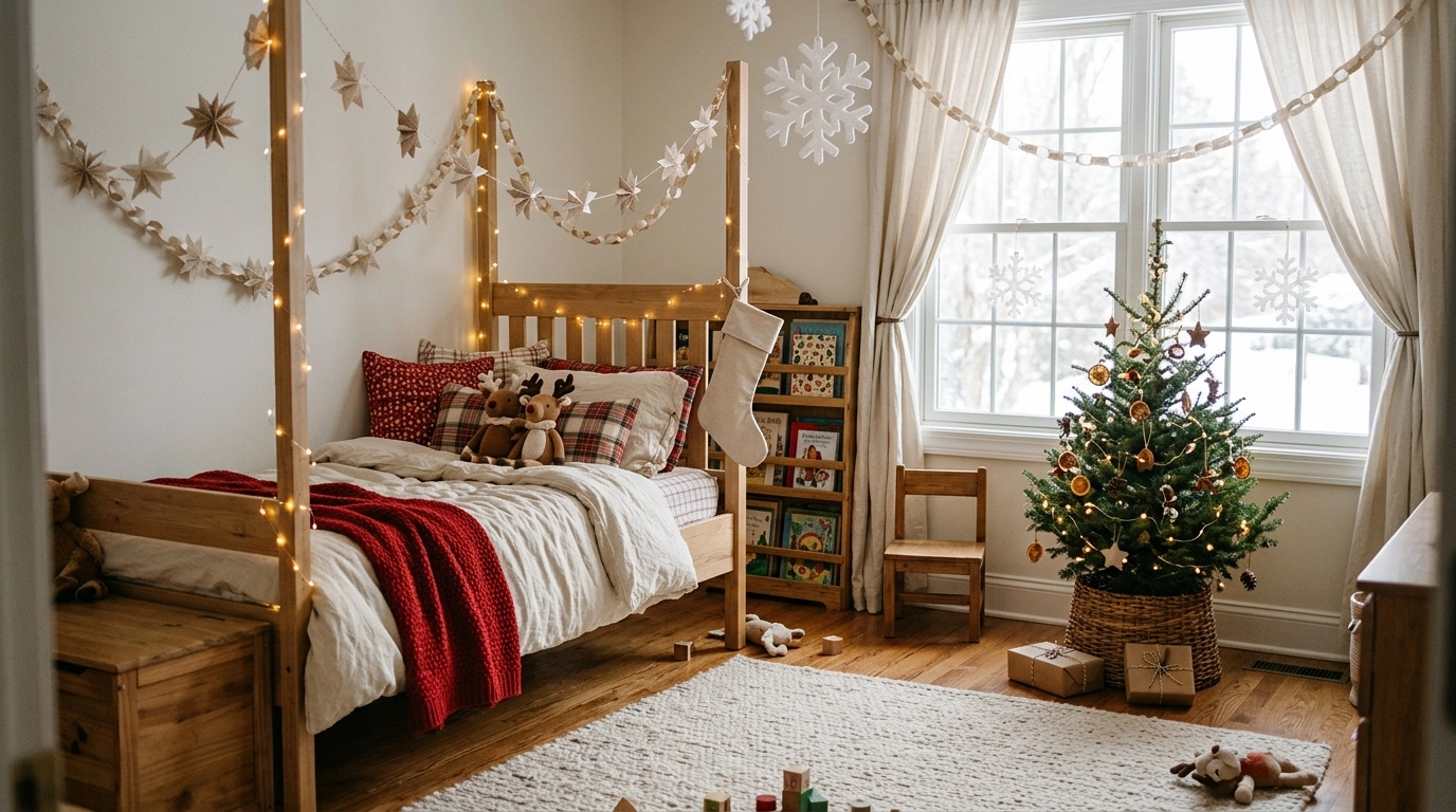kids christmas room decor ideas
