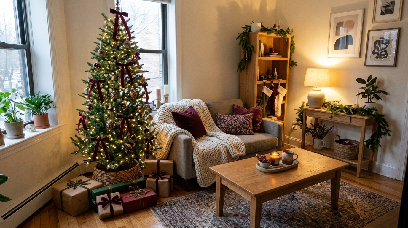 apartment christmas decor ideas
