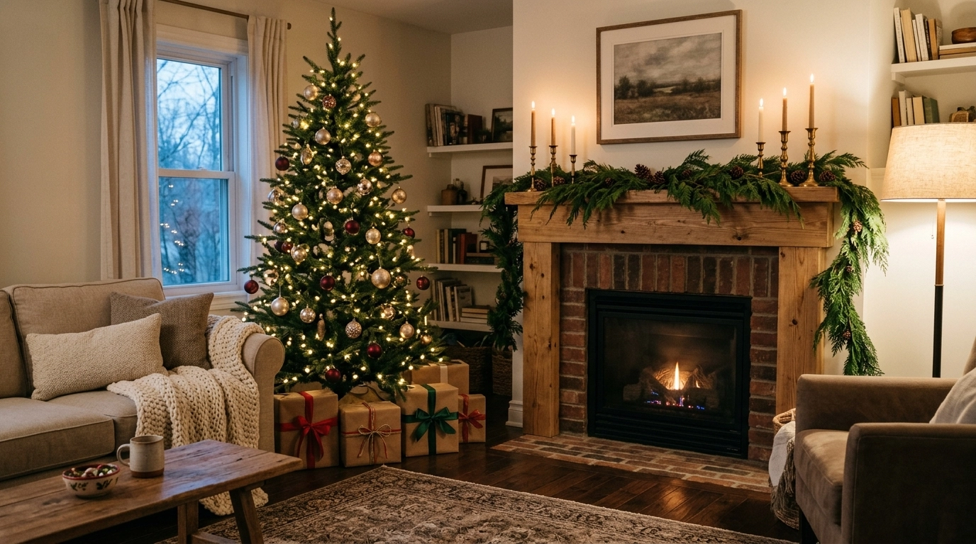 how to decorate your home for christmas