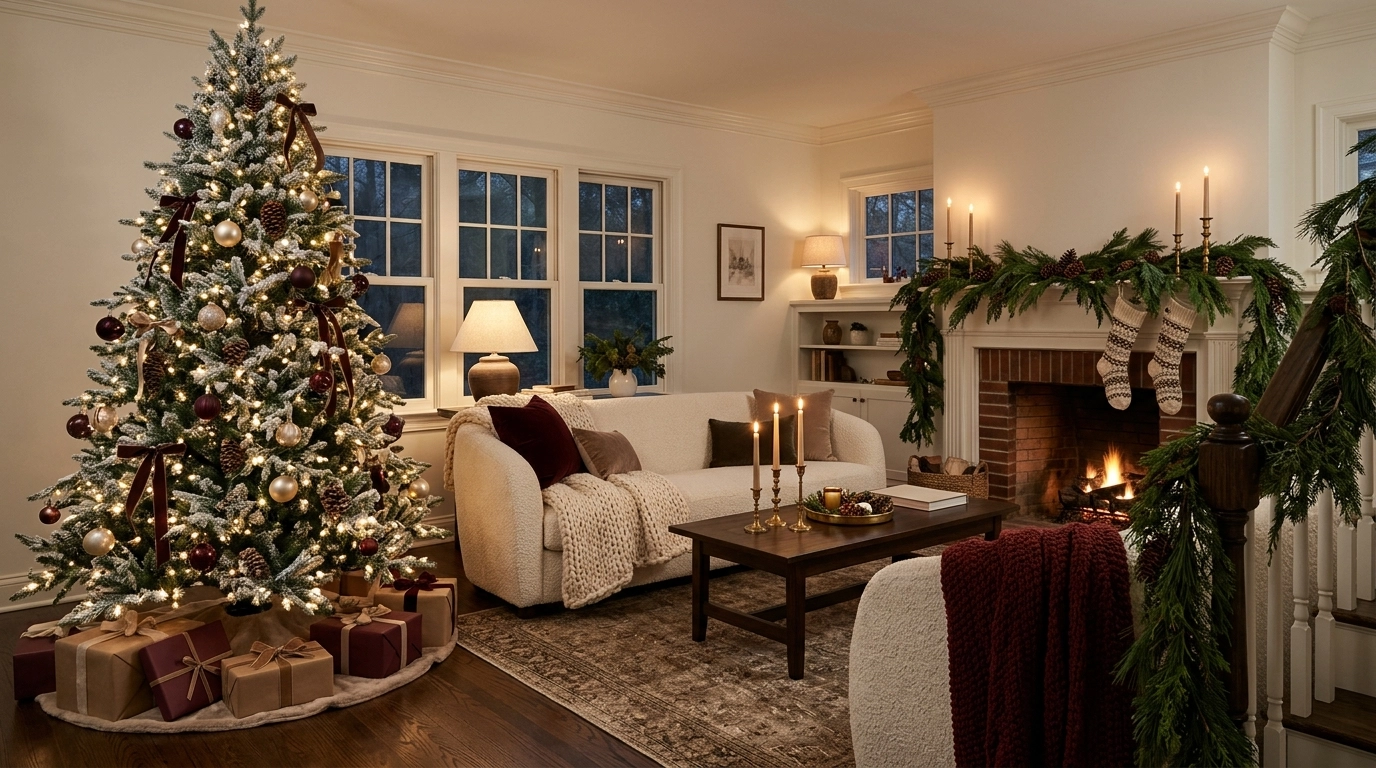 christmas living room decor ideas